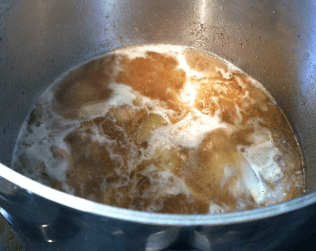 apple pie braising pork