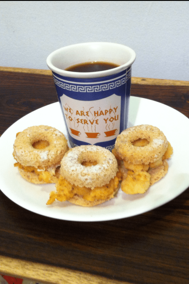 donut sammies and coffee dip 2